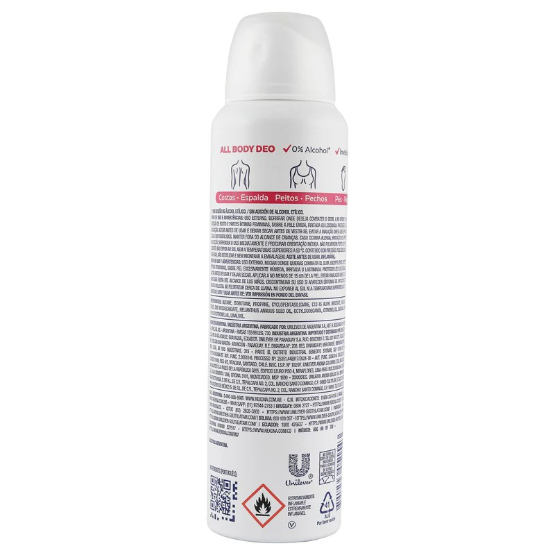 Desodorante Rexona All Body Wildrose 150 Ml - Image 7