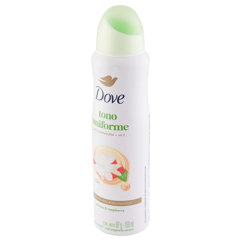 Desodorante Dove Tono Uniforme Jazmin Raspberry Spray 150 Ml - Image 4