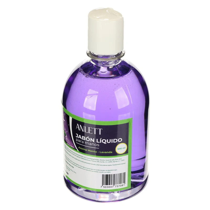 Jabon Anlett Para Manos Menta Lavanda 500 Ml - Image 4