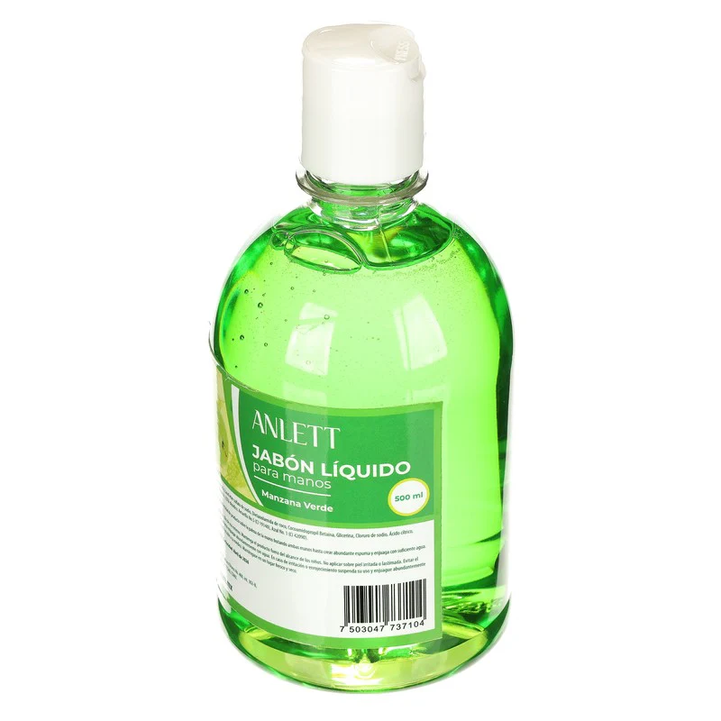 Jabon Anlett Para Manos Manzana Verde 500 Ml - Image 4