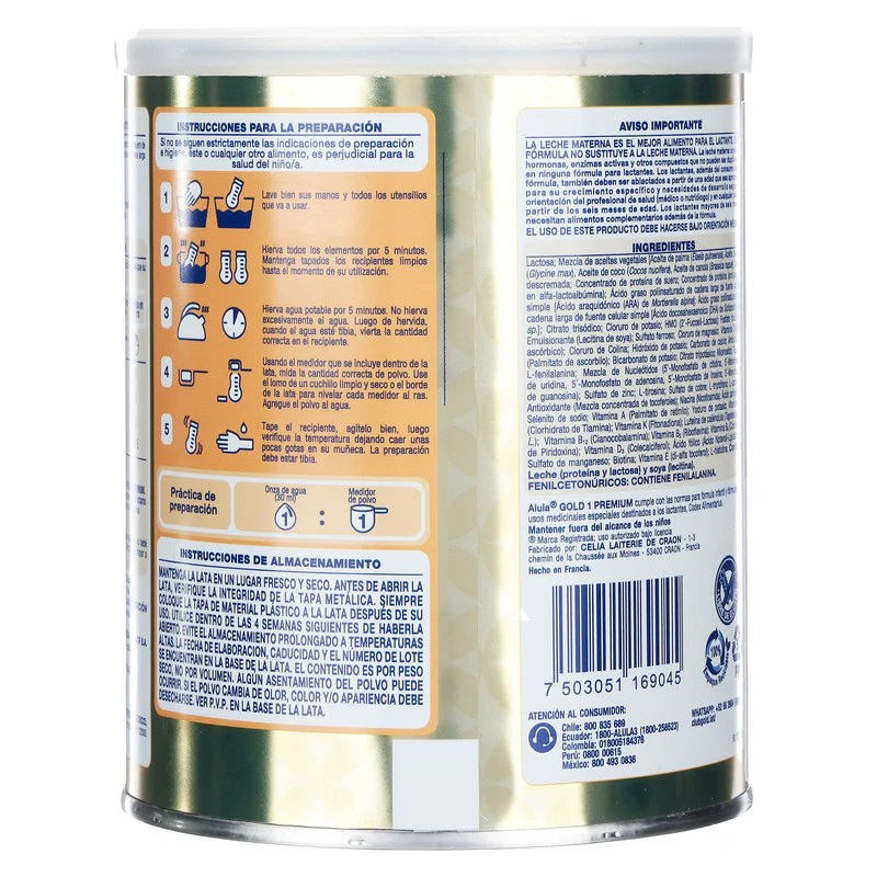 Alula Gold 1 Premium 0-6 Meses 400 G - Image 7