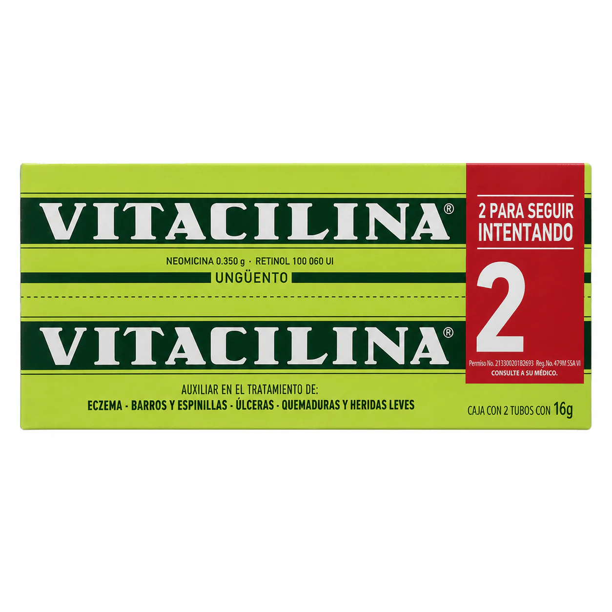Pack 2 Vitacilina Ung 16 G