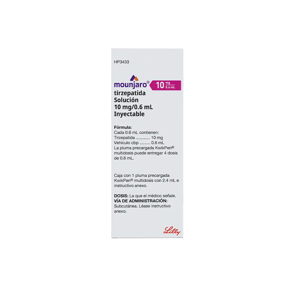 Mounjaro 10 Mg/0.6 Ml Si Pluma Precargada