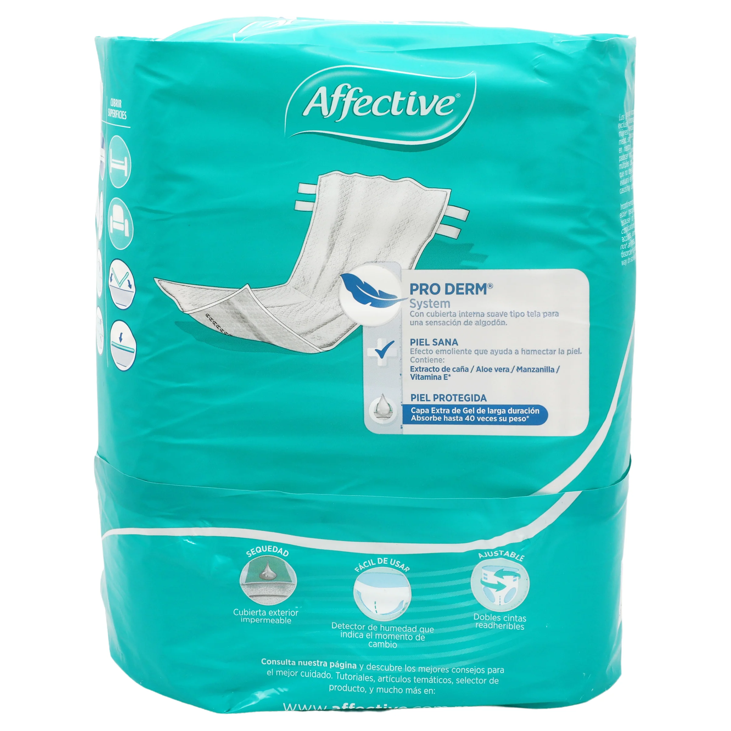 Pañal Affective Predoblado Adulto Unisex Con 10 Piezas - Image 6