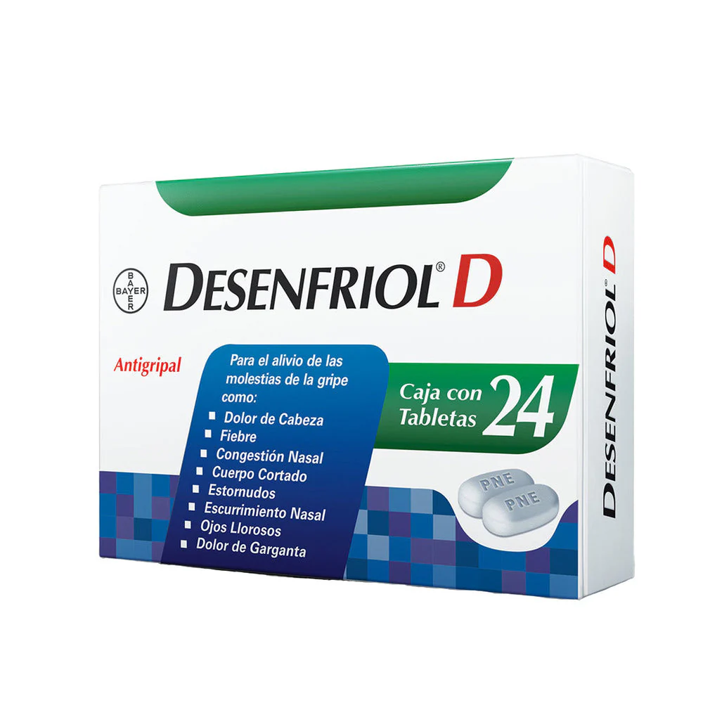 Desenfriol D 2/5/500 Mg Con 24 Tabletas