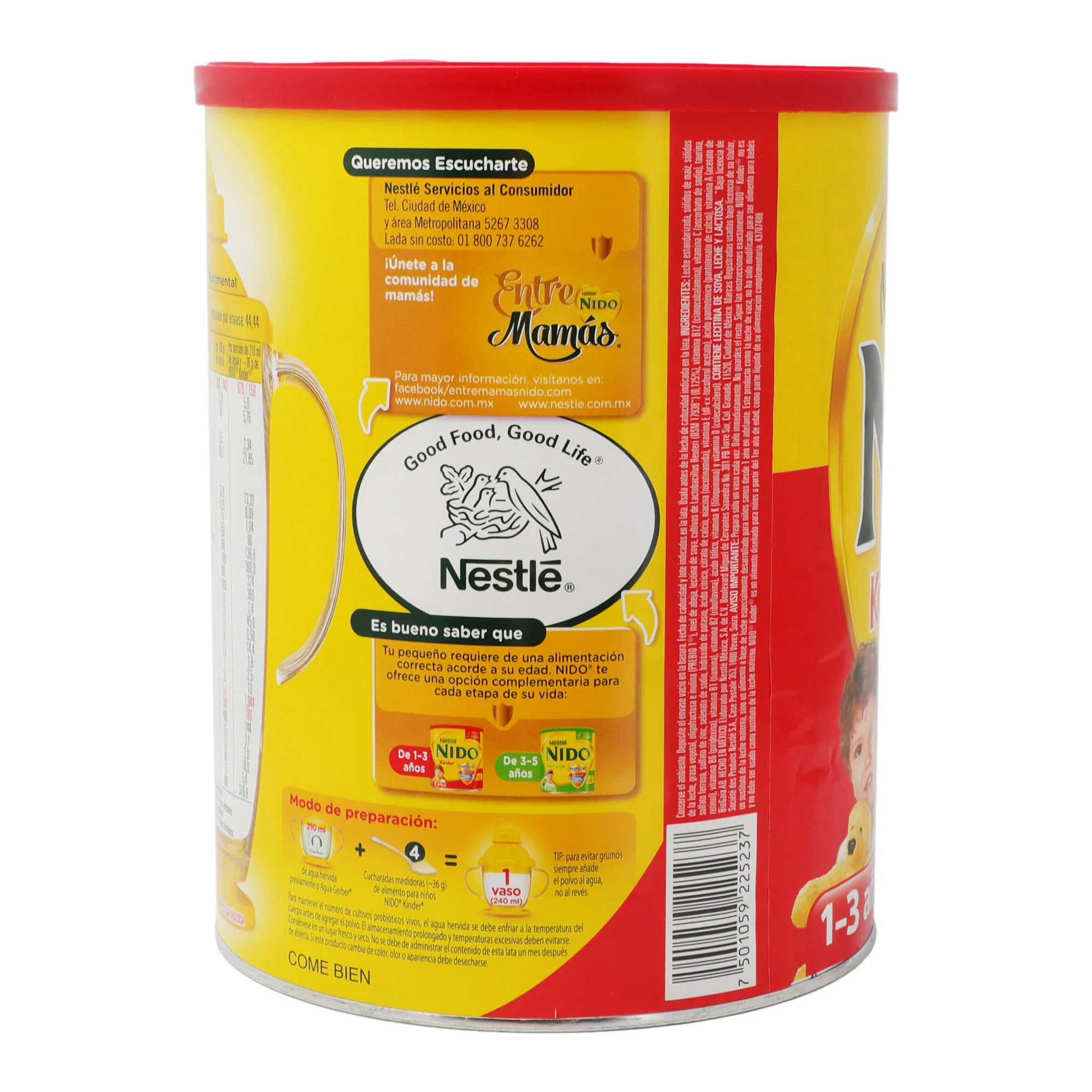 Nido Kinder 1-3 Años Leche 1.6 Kg - Image 4