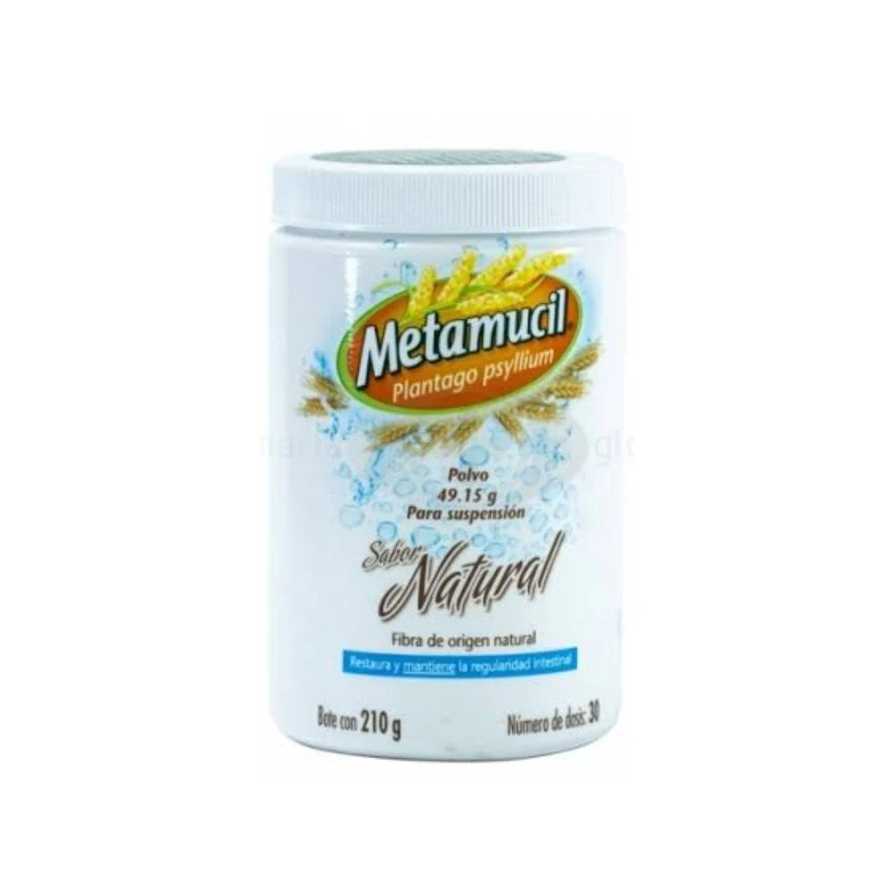 Metamucil Natural Polvo 210 Gramos