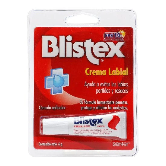 Crema Labial Blistex Labios Partidos Y Resecos 6 G