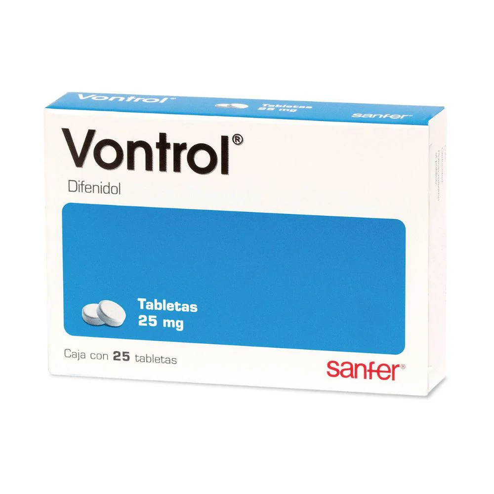 Vontrol 25 Mg Tabletas 25