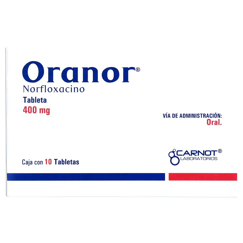 Oranor 400 Mg Con 10 Tabletas