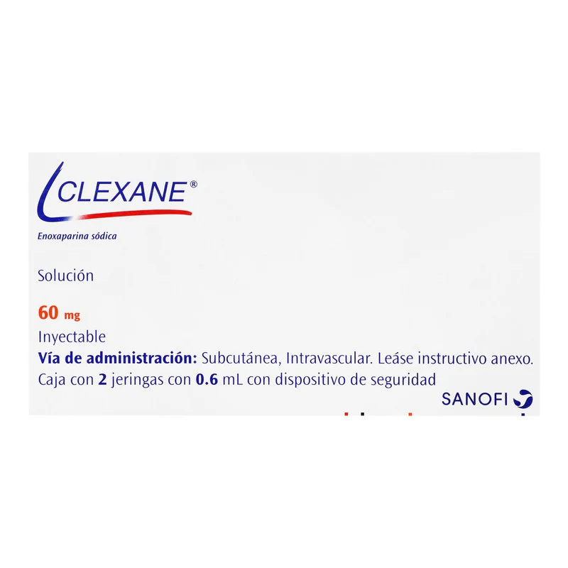 Clexane 60 Mg Con 2 Jeringas Prellenadas
