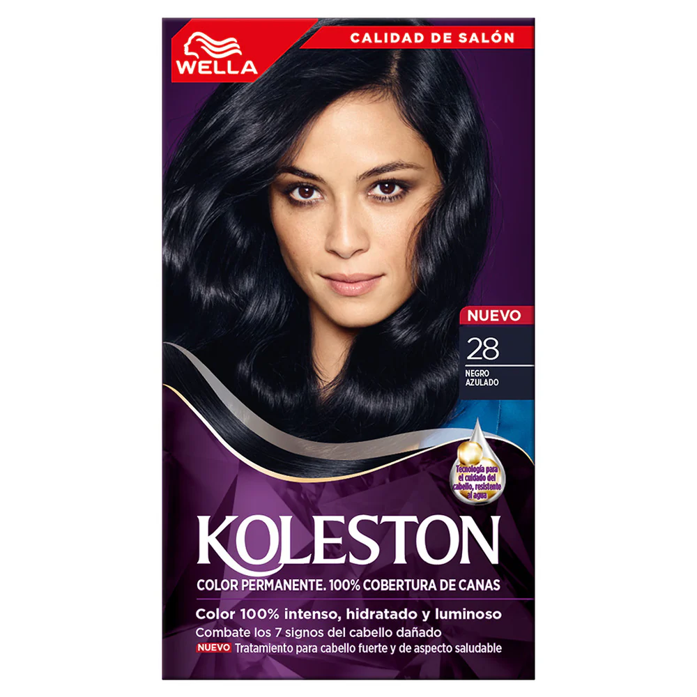 Tinte Koleston Colorante Negro Azuldo #28