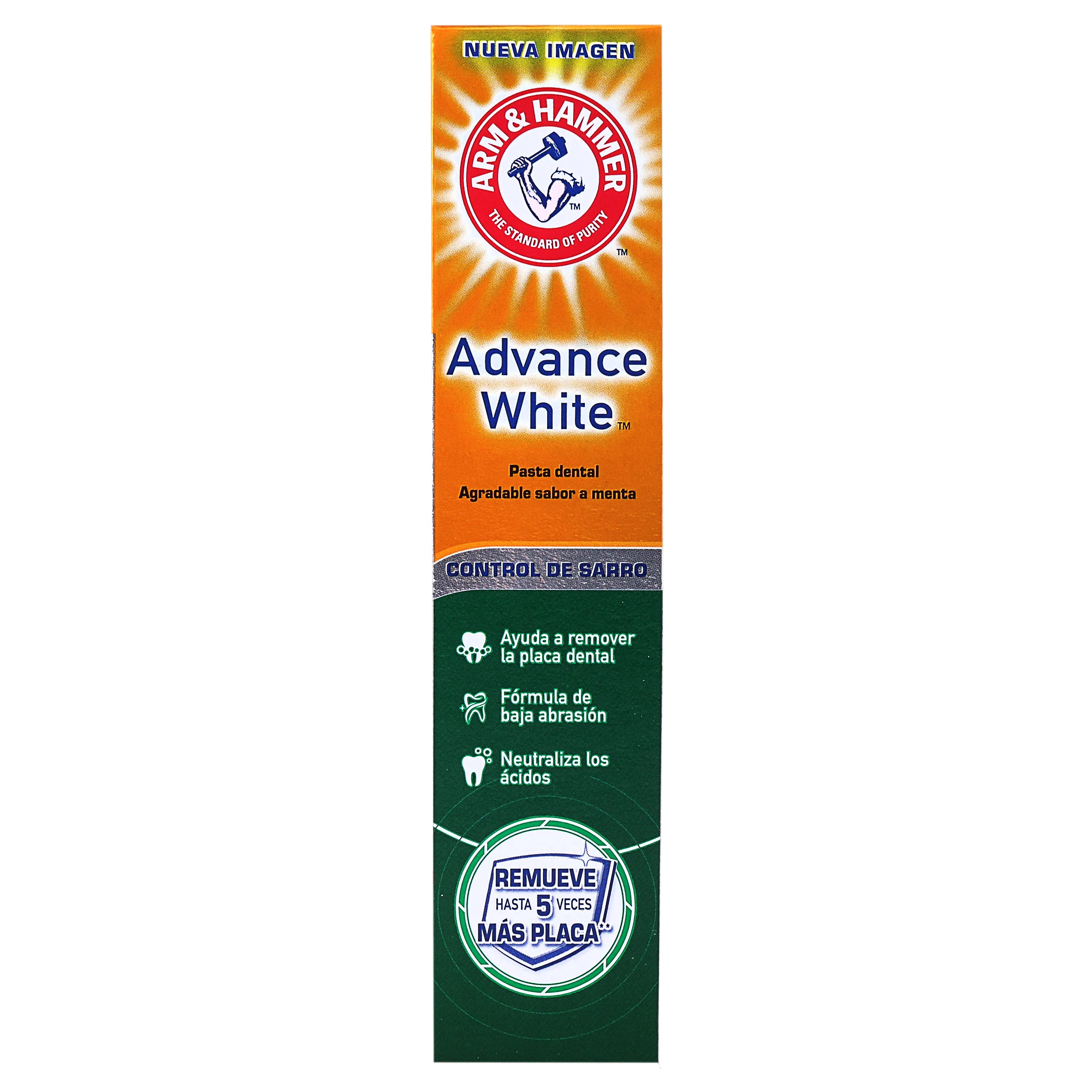 Crema Dental Advance White Anti-Sarro 121 G (Bicarbonato De Sodio)