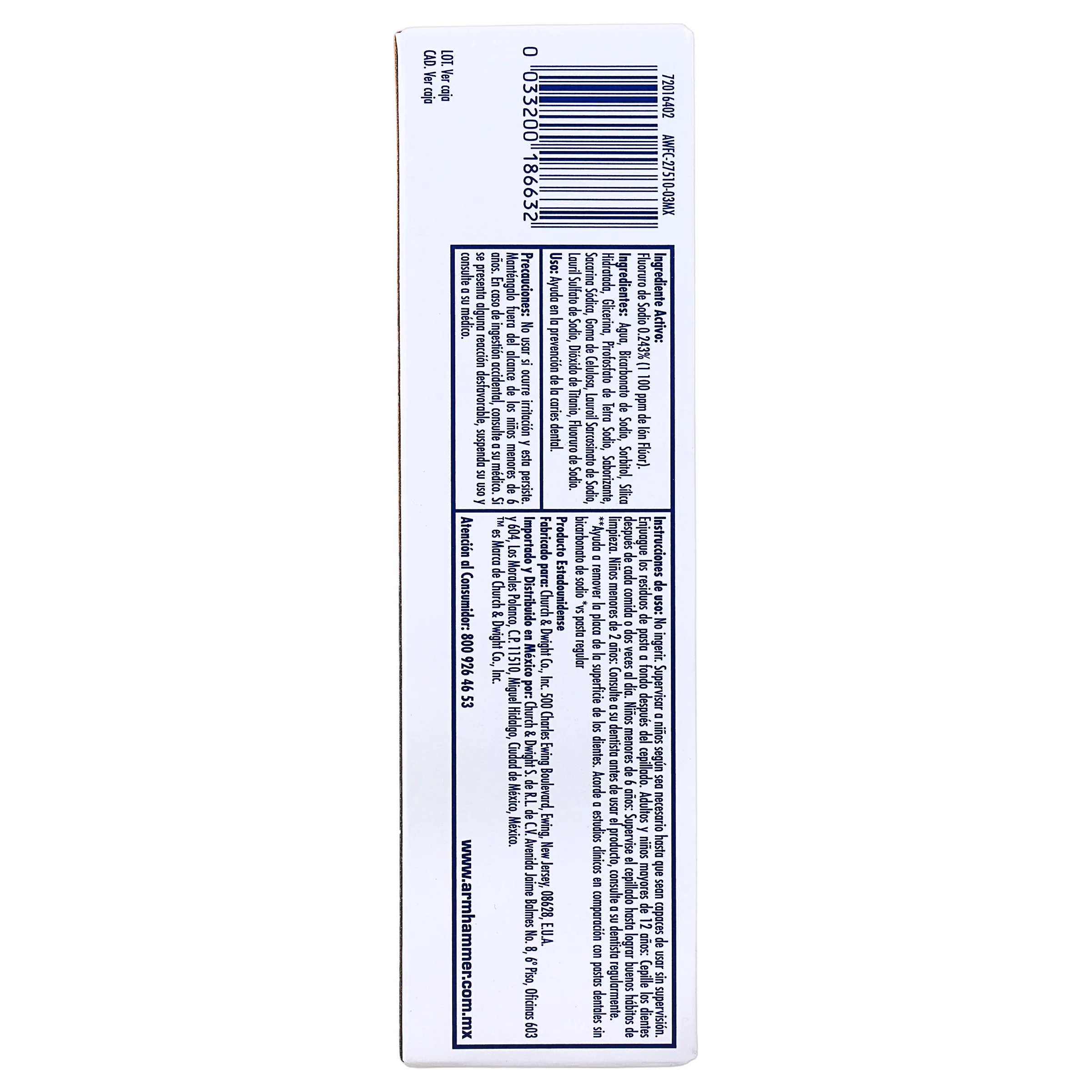 Crema Dental Advance White Anti-Sarro 121 G (Bicarbonato De Sodio) - Image 5