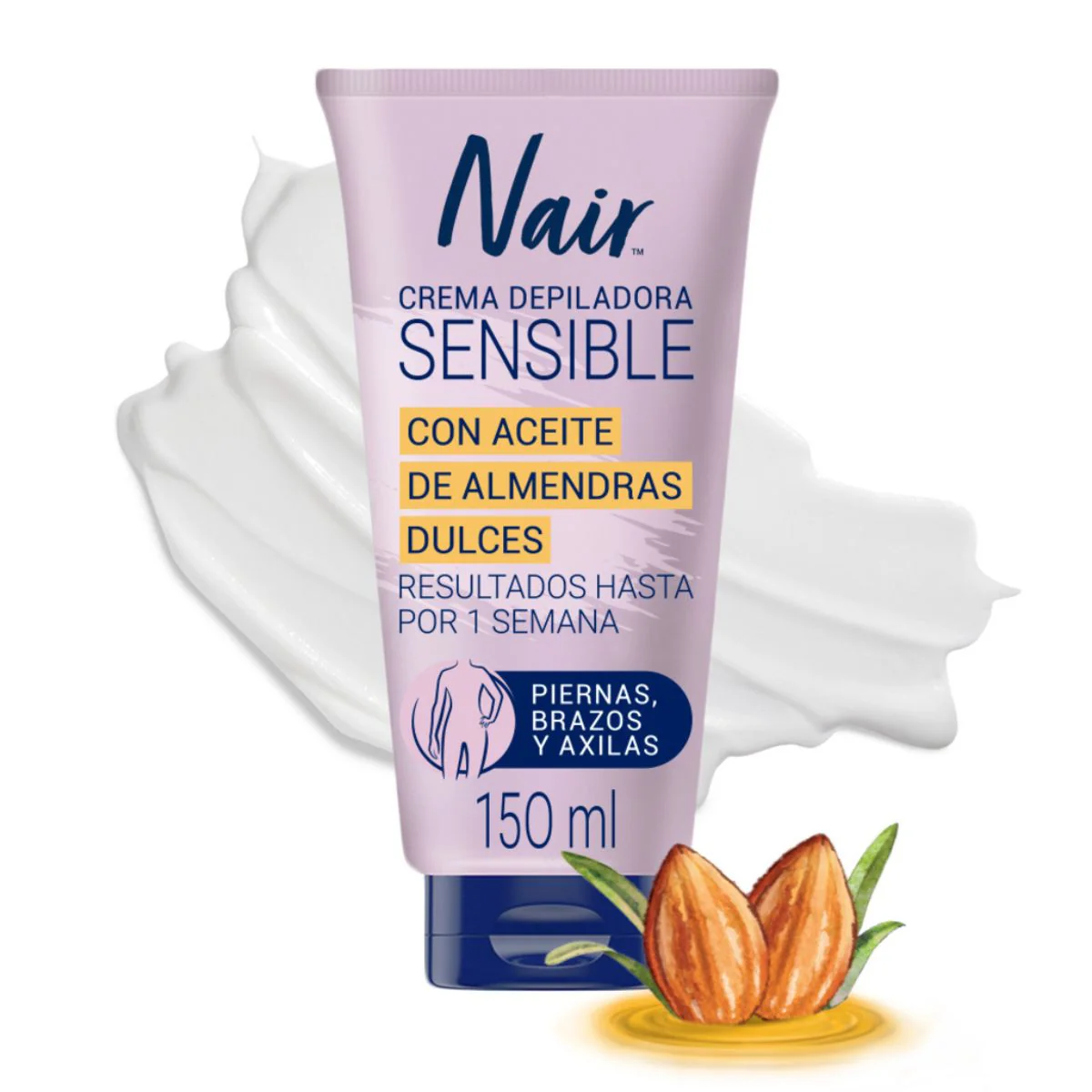 Crema Depiladora Nair Para Piel Sensible 150 Ml - Image 2