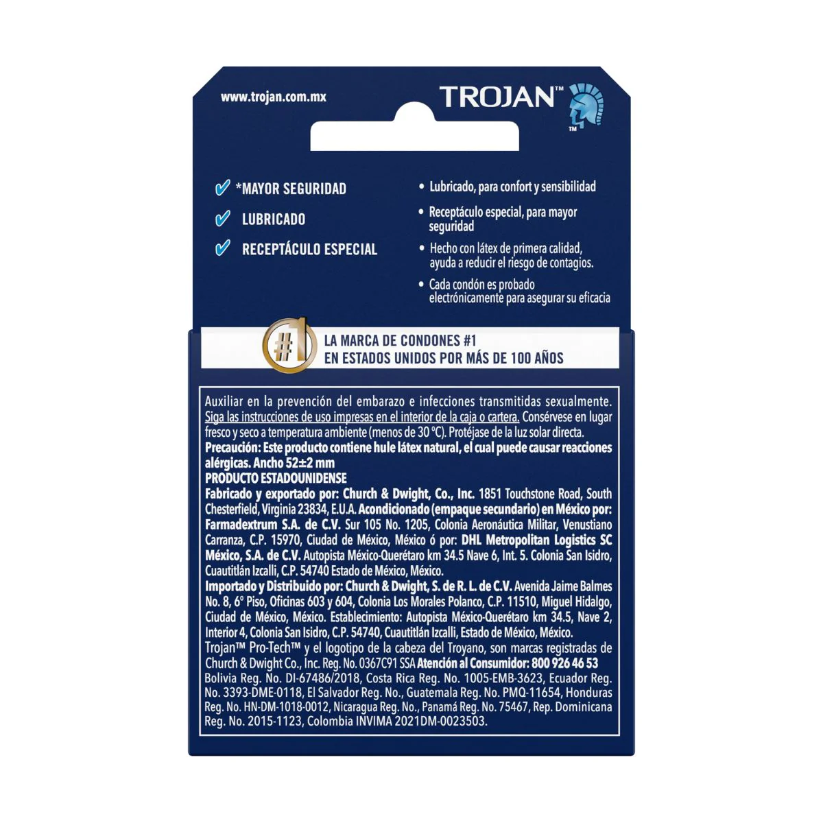 Preservativo Trojan Clasico Esp C/3 - Image 3