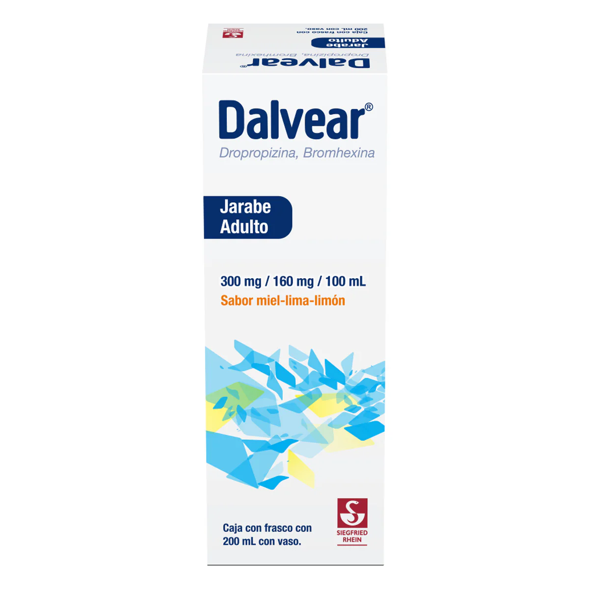 Dalvear Adulto 300 Mg / 160 Mg - Jarabe Sabor Miel Y Lima Limón 200 Ml (Dropropizina Y Bromhexina) - Image 4