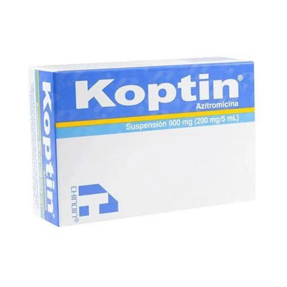 Koptin 200 Mg (Azitromicina) Suspension Ension 22.5 Ml