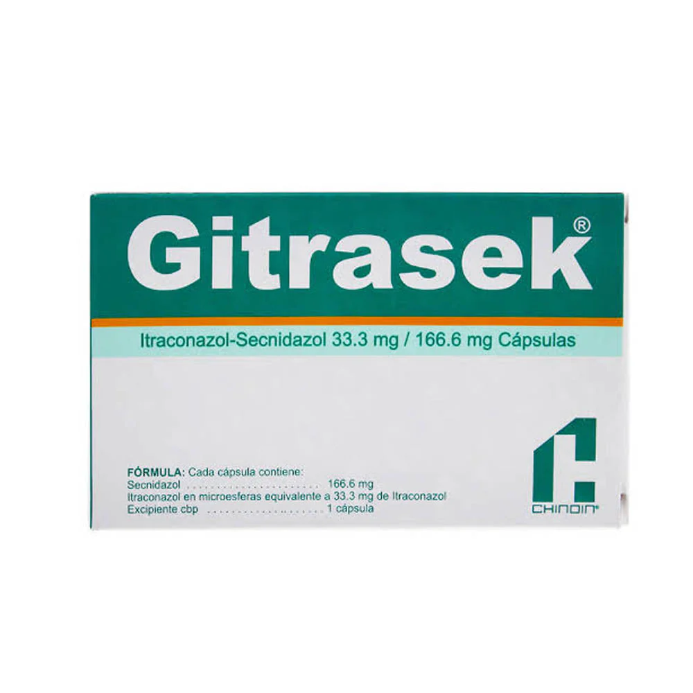 Gitrasek 33.3/166.6 Mg Con 12 Capsulas