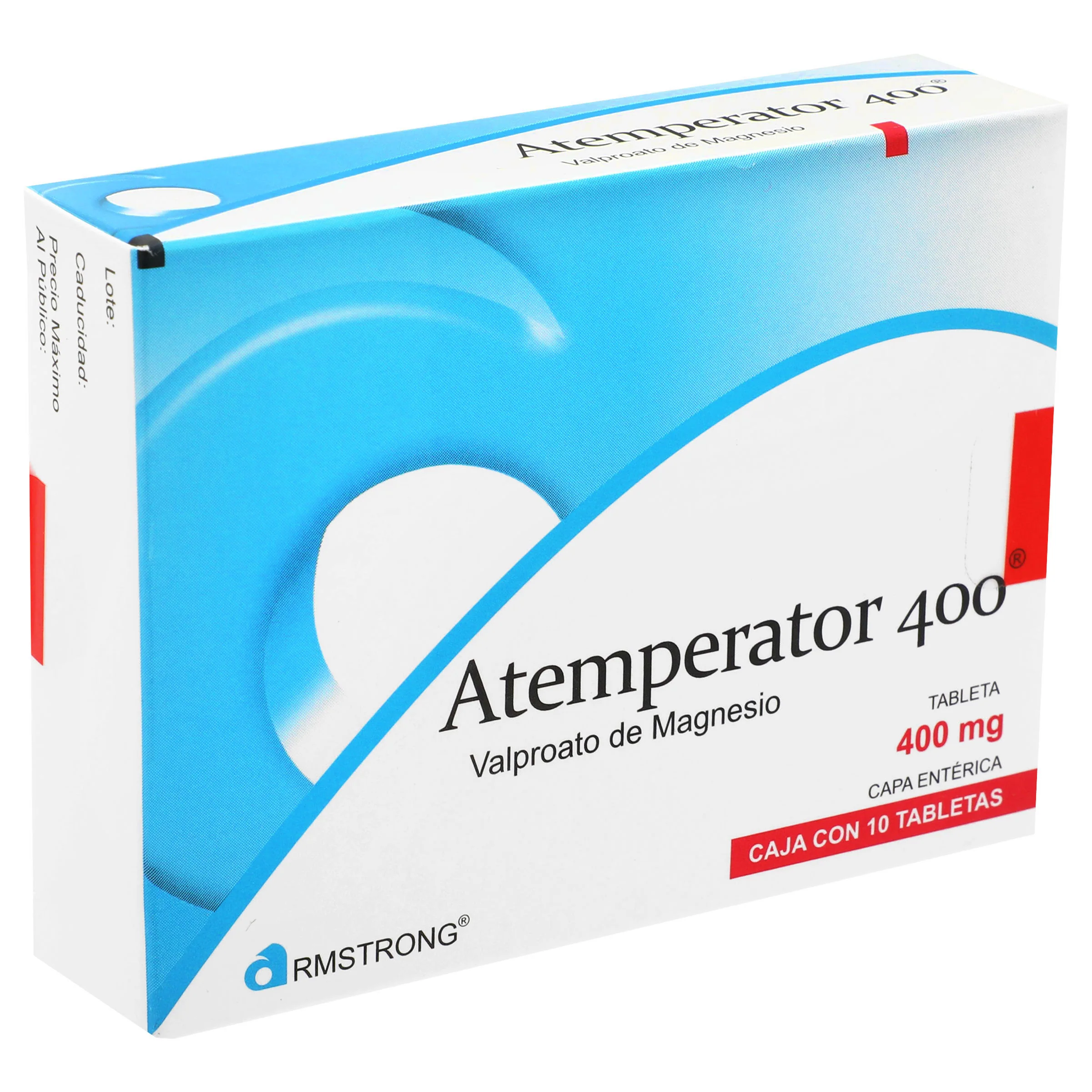 Atemperator 400 Mg Con 10 Tabletas - Image 2