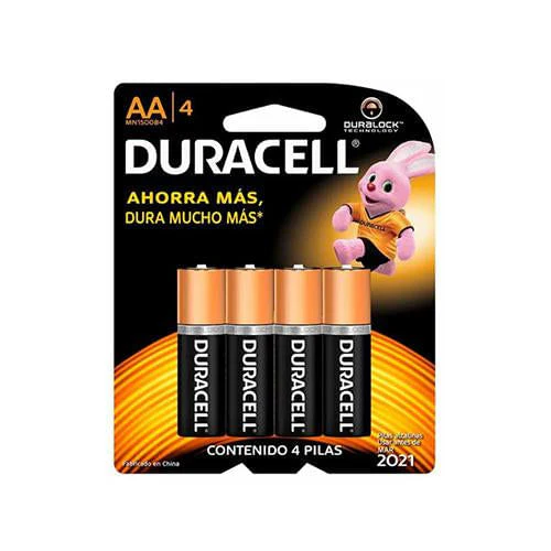 Pila Duracell Alkalina Mn 1500 B4