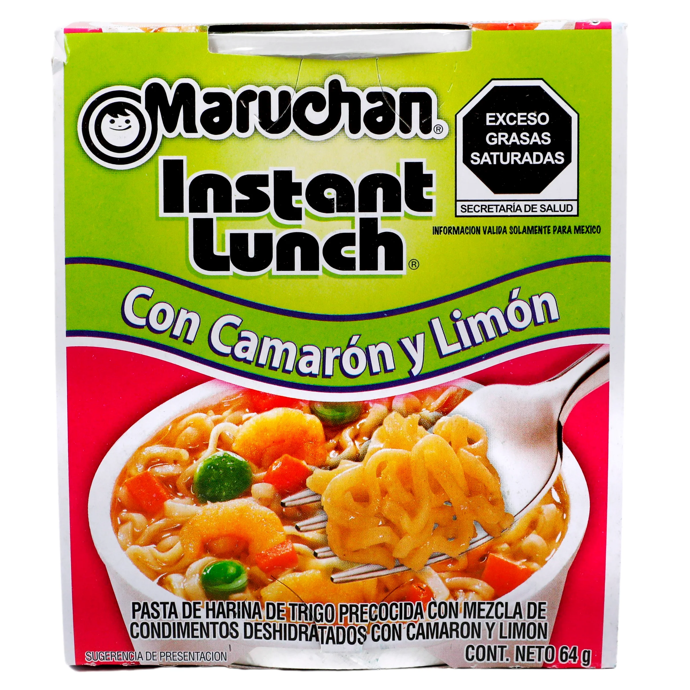 Sopa Maruchan Camaron Limon 64 G