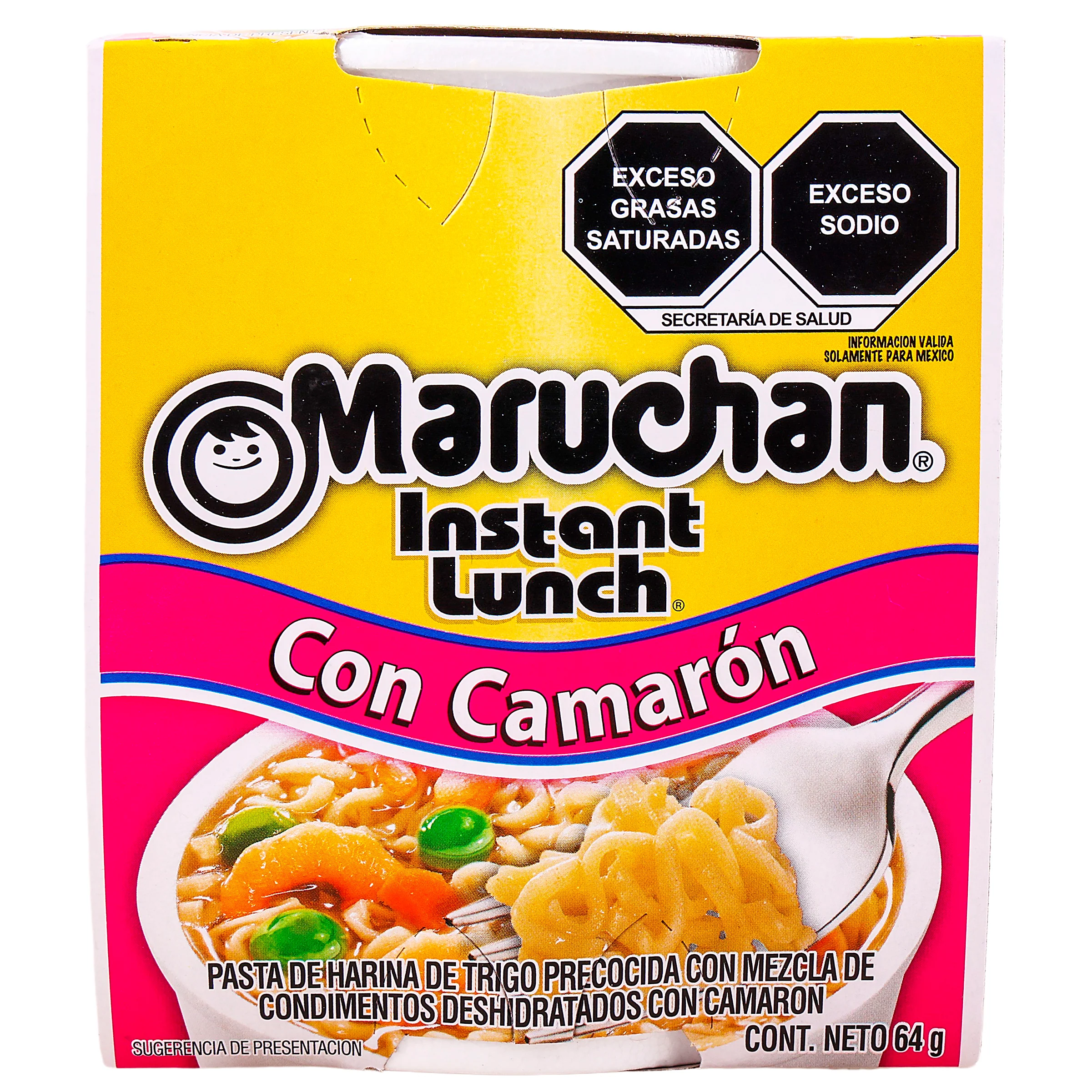 Sopa Maruchan Camaron 64 G