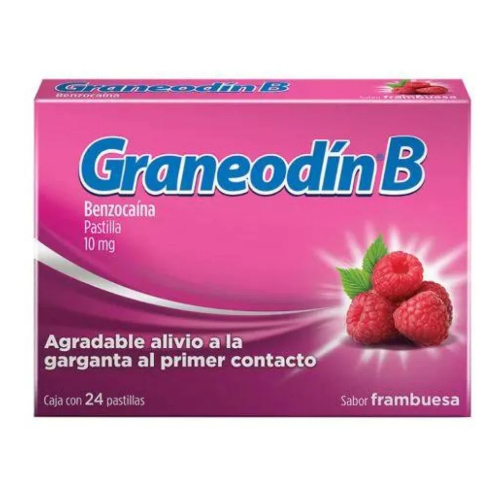 Graneodin-B Frambuesa Pastillas Con 24
