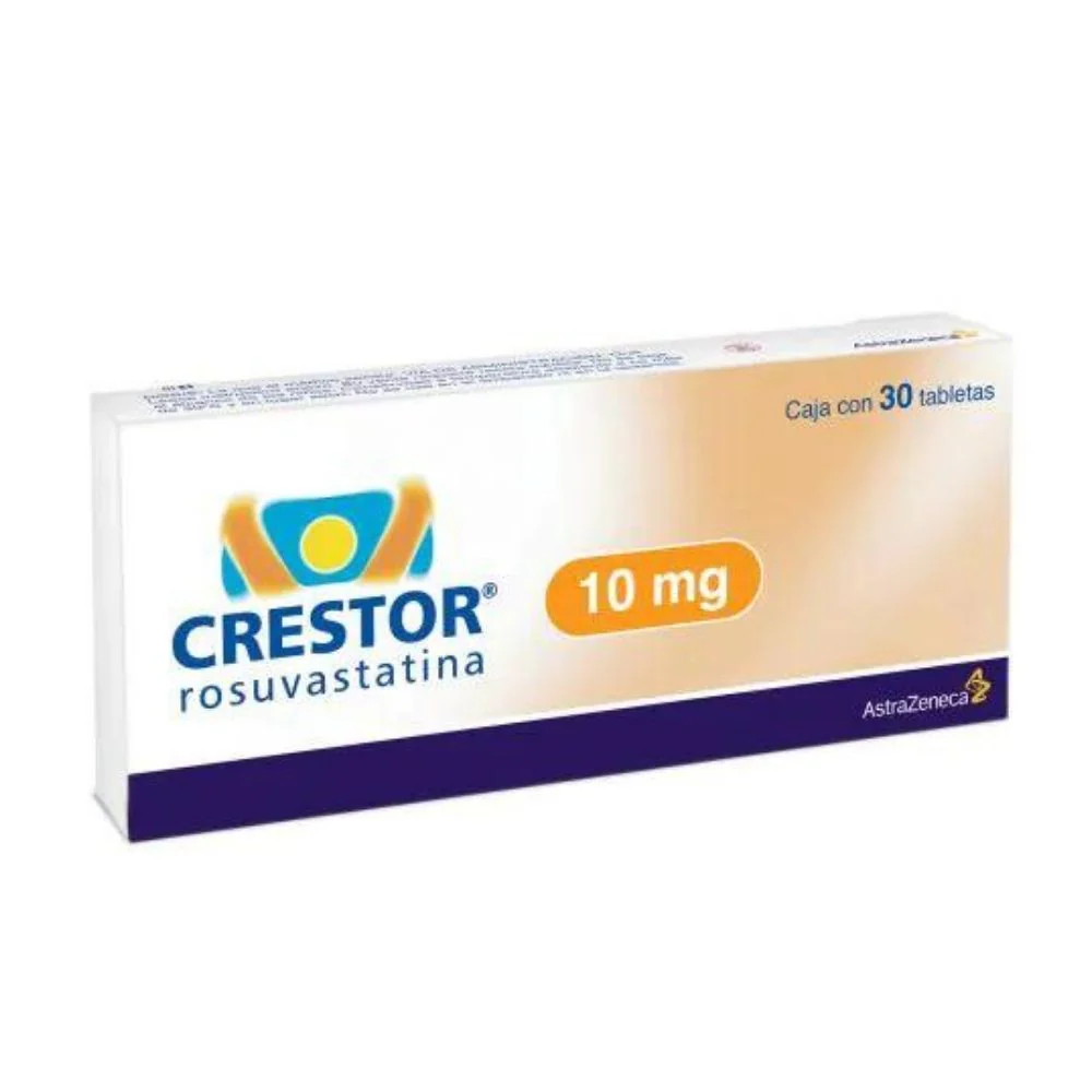 Crestor 10 Mg Con 30 Tabletas