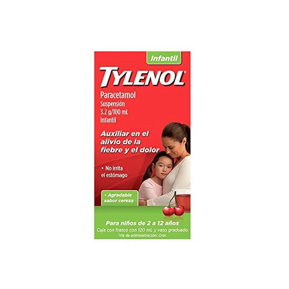 Tylenol Infantil Cereza Suspension 120 Ml