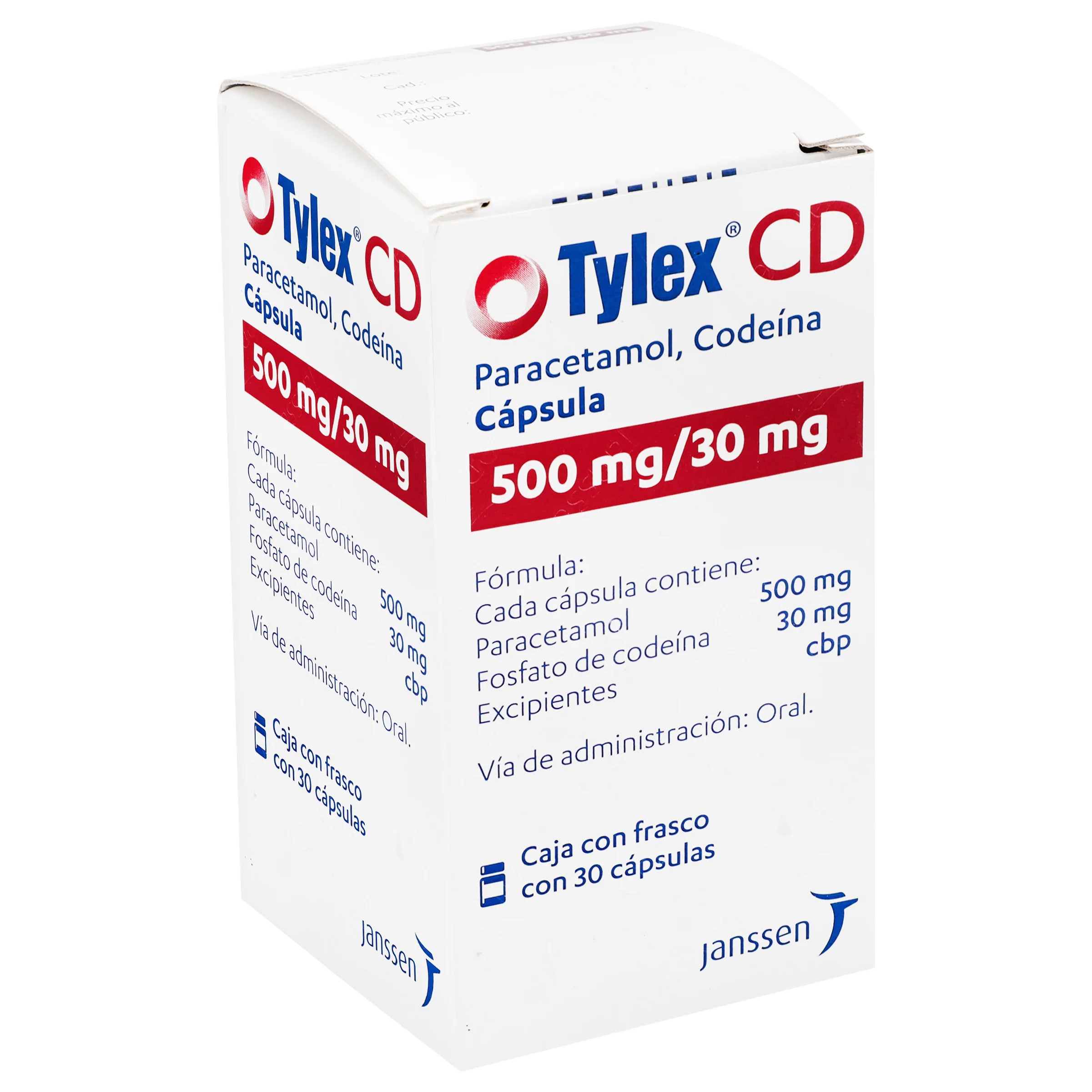 Tylex-Cd 500/30 Mg Con 30 Capsulas - Image 3