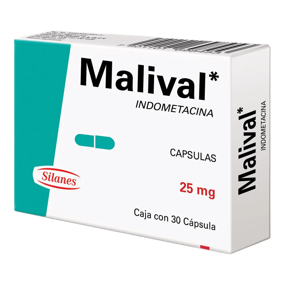Malival 25 Mg Capsulas 30