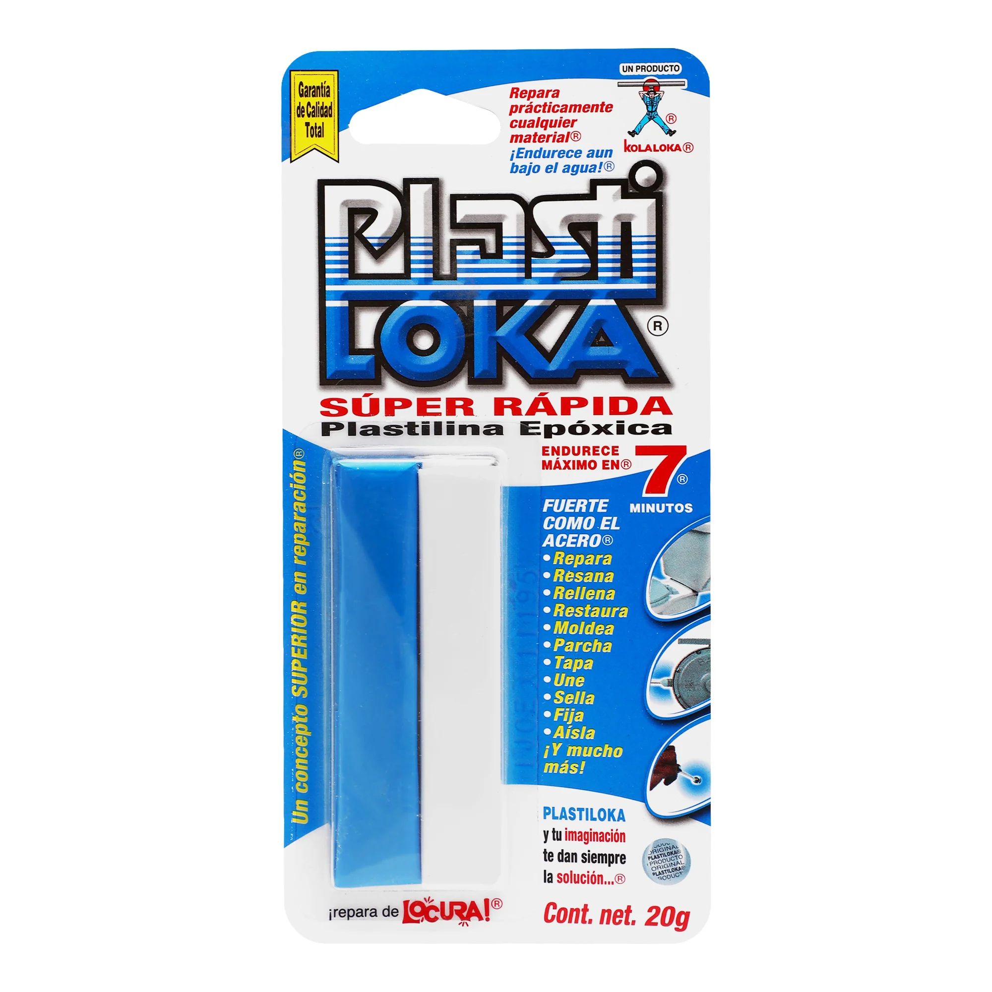 Plastilina Plastiloka S-Rapida20 G