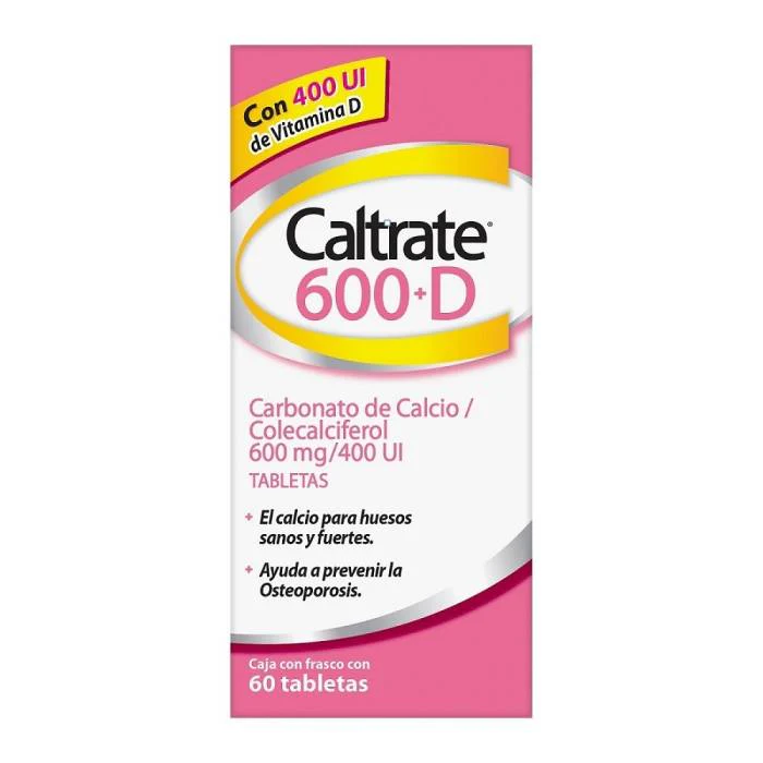 Caltrate-600D Tabletas Con 60