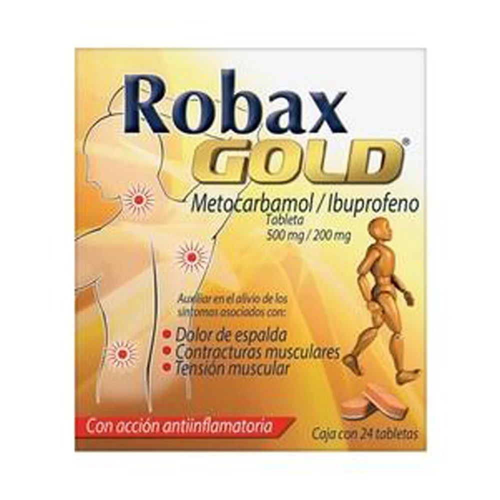 Robax Gold 500/200 Mg Con 24 Tabletas
