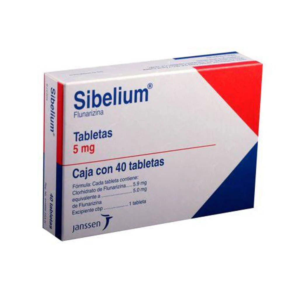 Sibelium 5 Mg Con 40 Capsulas