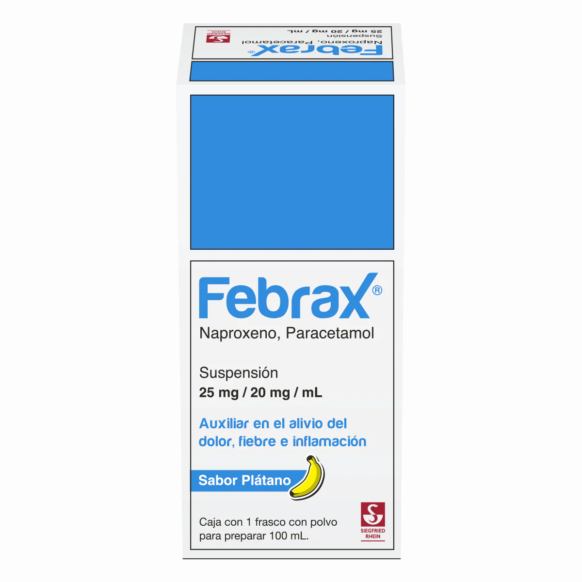 Febrax Niños 25 Mg / 20 Mg - Frasco 100 Ml (Naproxeno Y Paracetamol) - Image 4