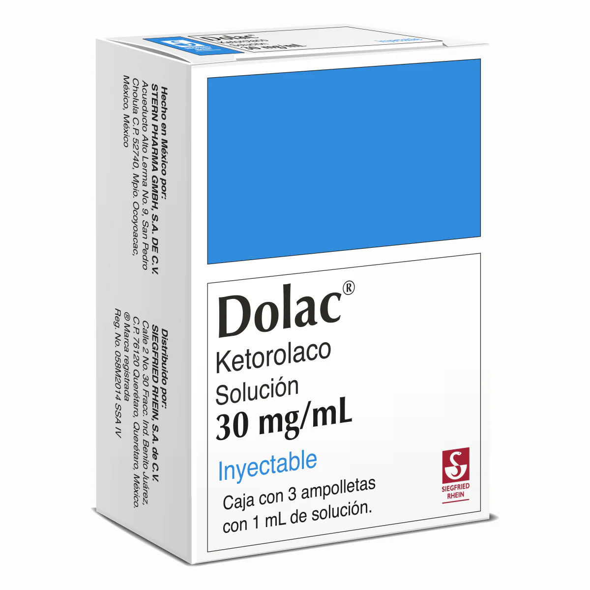 Dolac 30 Mg - Caja Con 3 Ampolletas (Ketorolaco) - Image 3