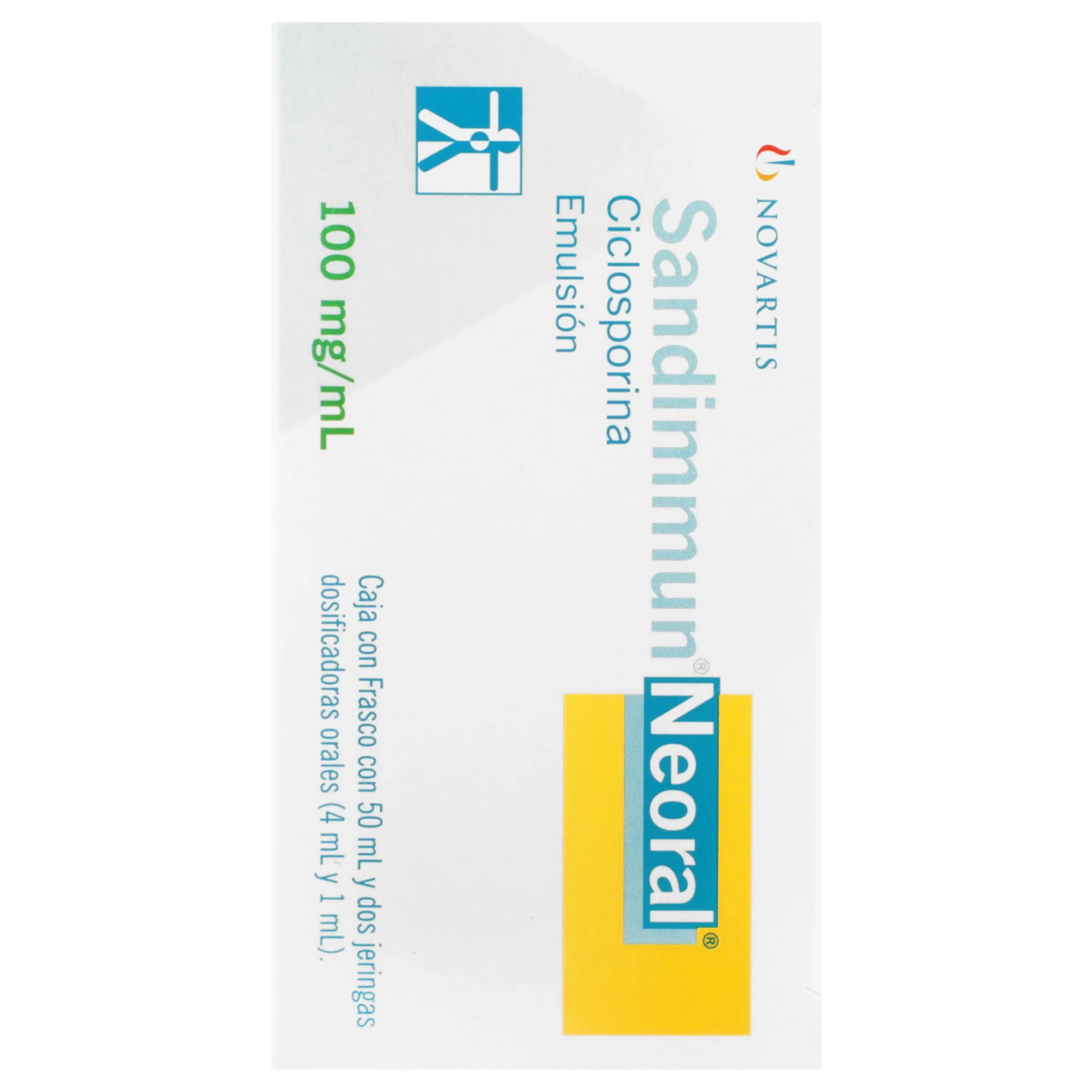 Sandimmun Neoral 100 Mg/50 Ml Con 2 Jeringas Dosificadoras Orales - Image 7