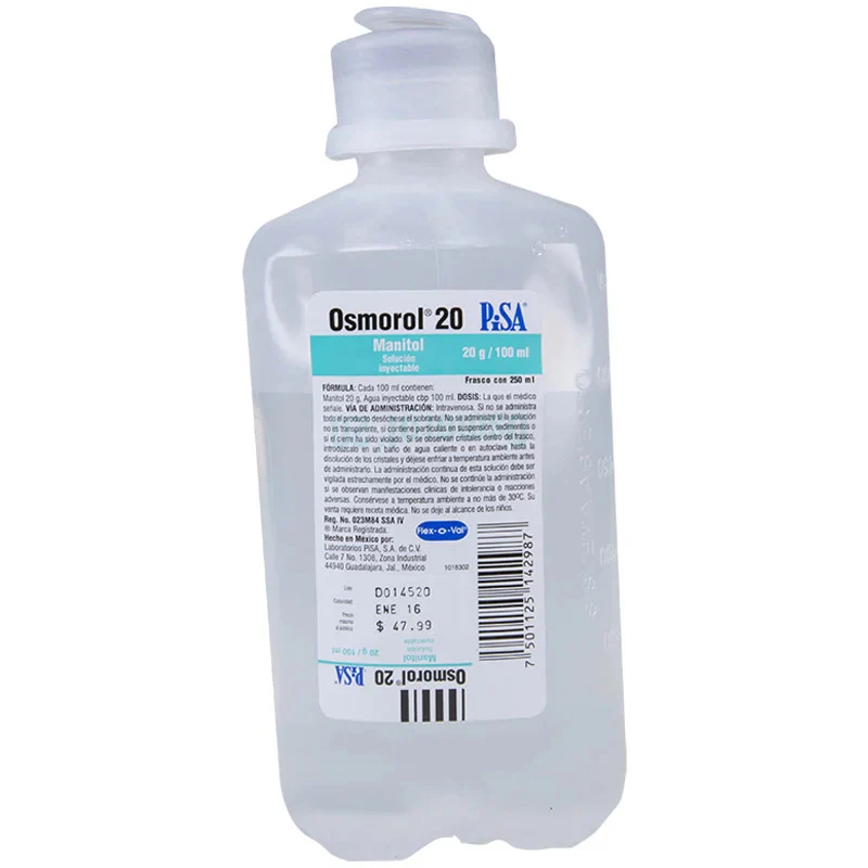 Manitol Osmorol 20 G/100 Solucion Inyectable 250 Ml