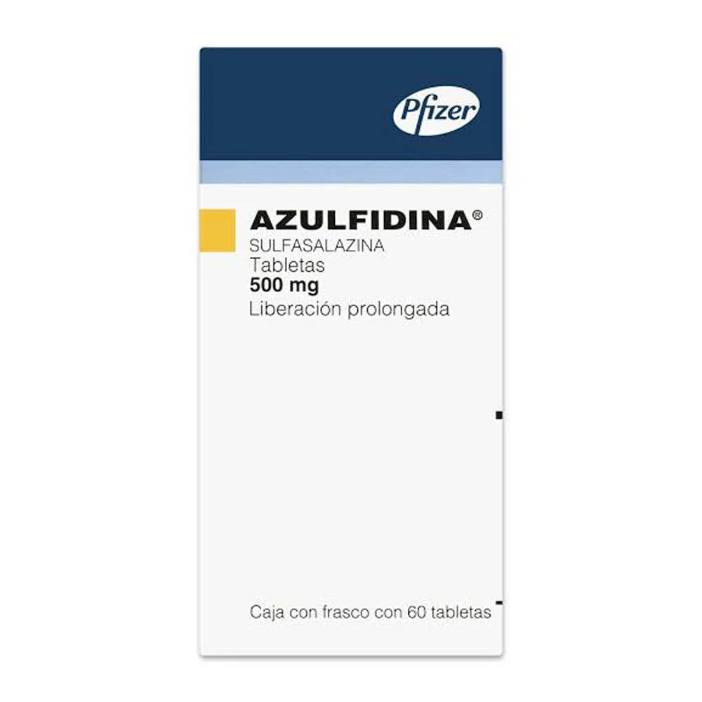 Azulfidina 500 Mg Tabletas Con 60