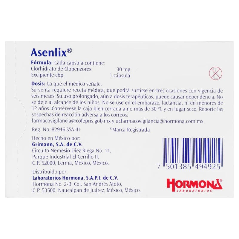 Asenlix 30 Mg Con 60 Capsulas - Image 8