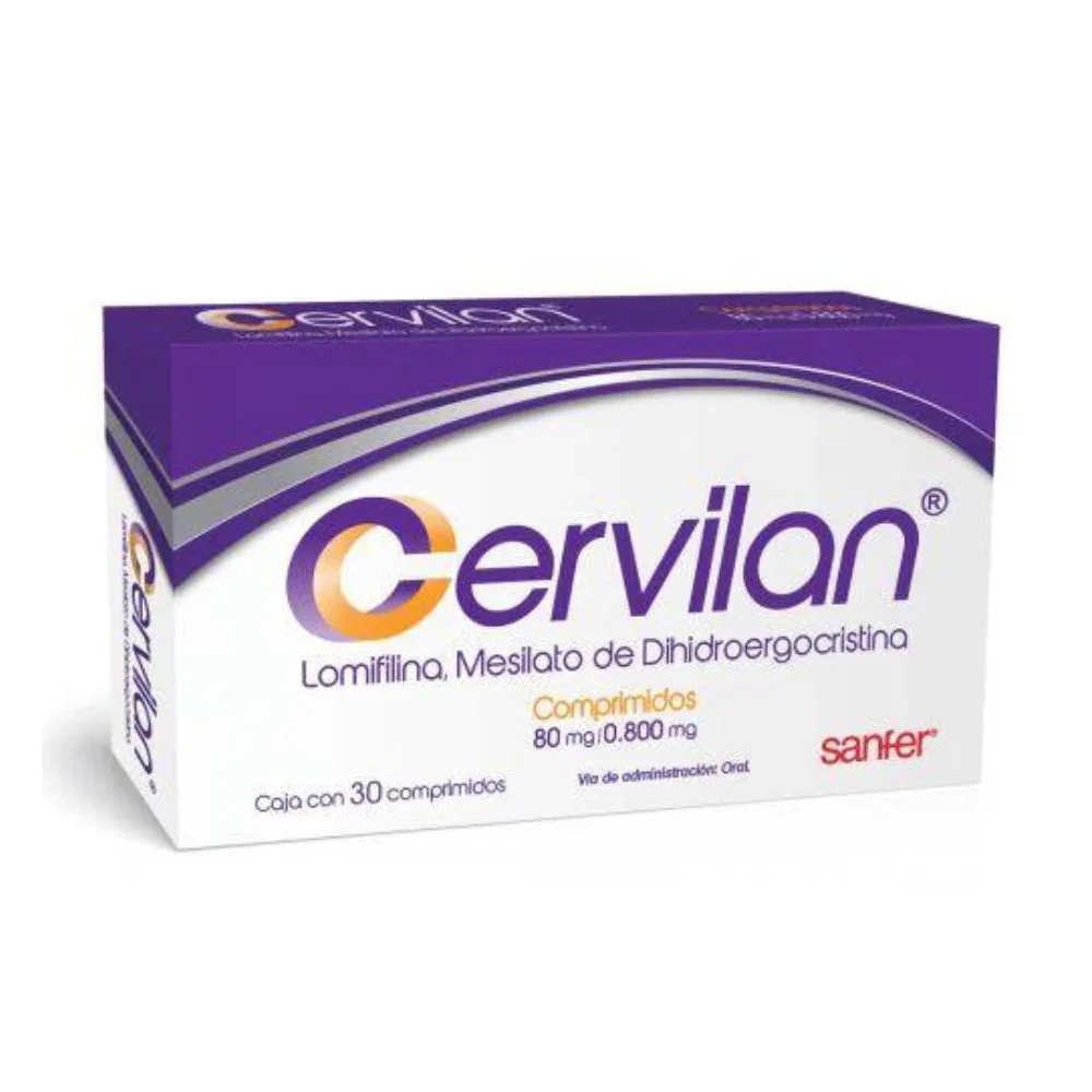 Cervilan 80 Mg Con 30 Comprimidos