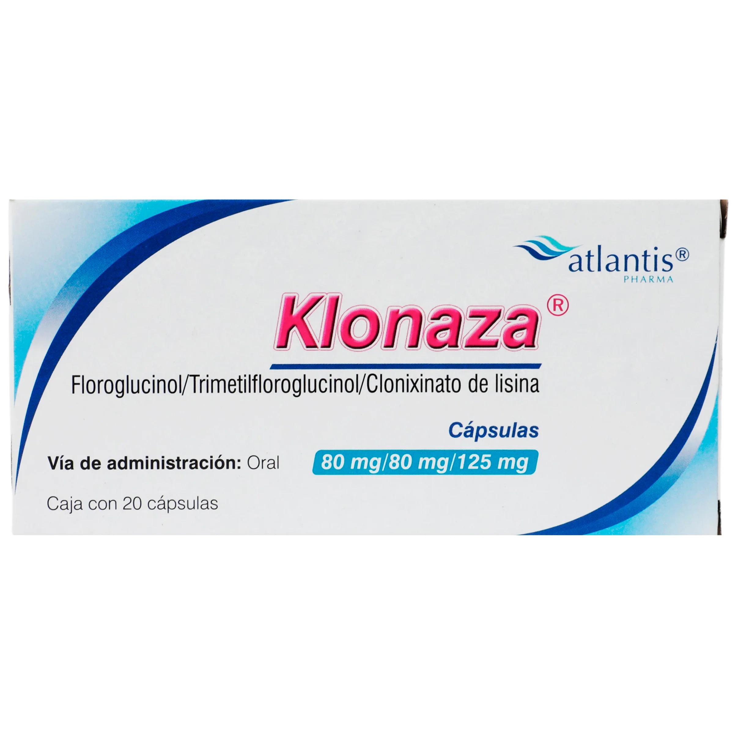 Klonaza 80/80/125 Mg Capsulas 20