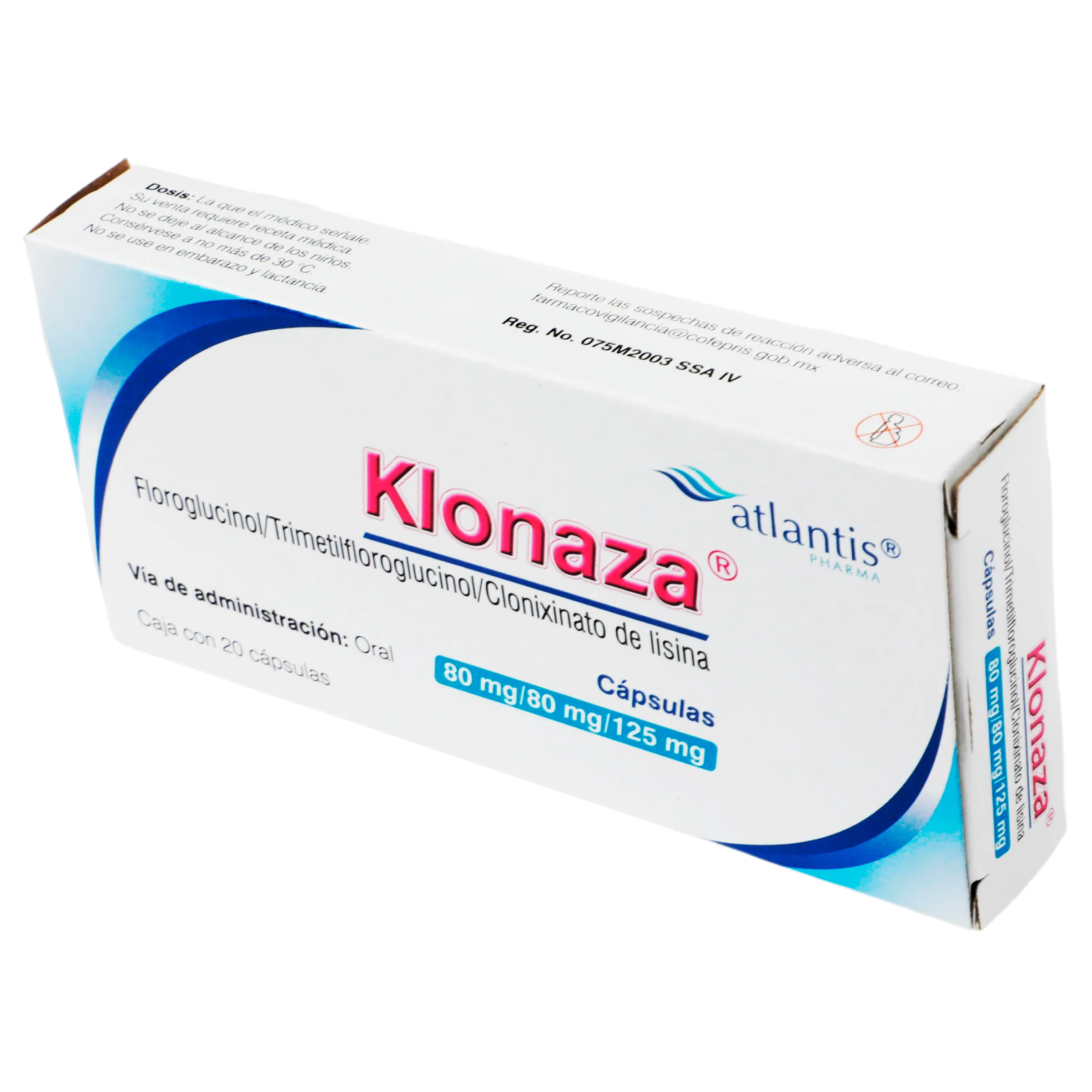Klonaza 80/80/125 Mg Capsulas 20 - Image 4