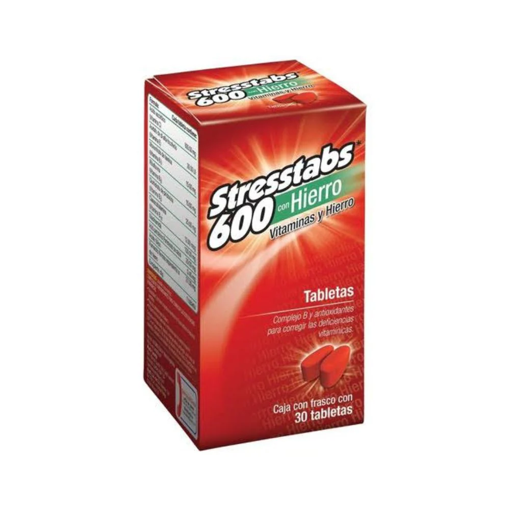 Stresstabs 600 Hierro Grag30