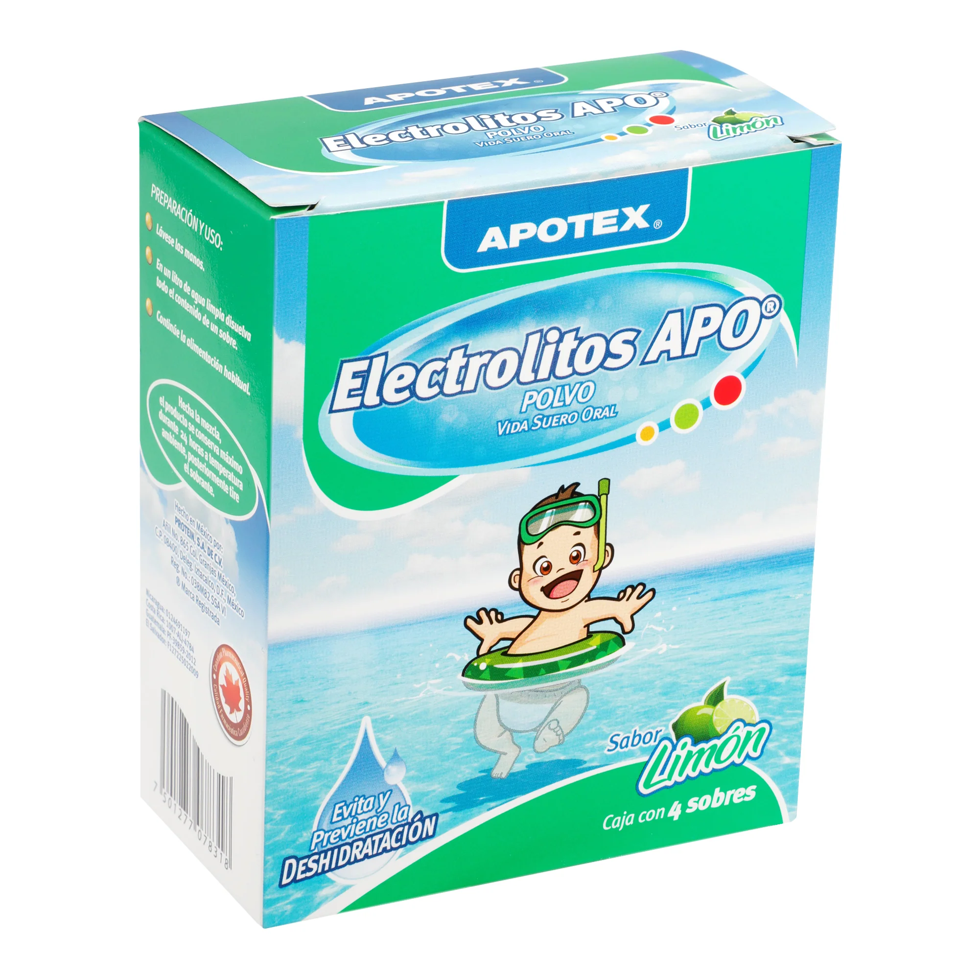 Electrolitos Apo Limon Sobres Con 4 Piezas - Image 2