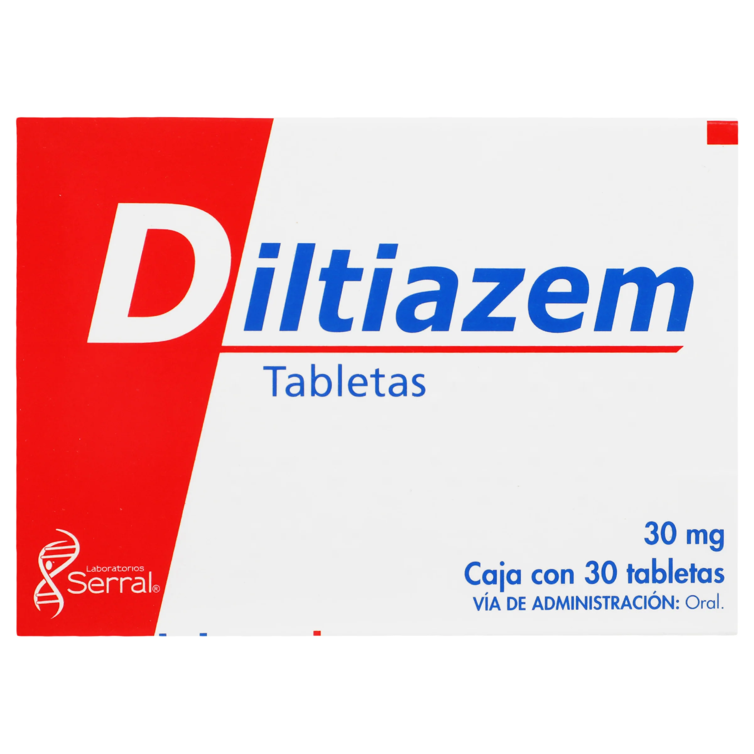 Diltiazem 30 Mg Con 30 Tabletas