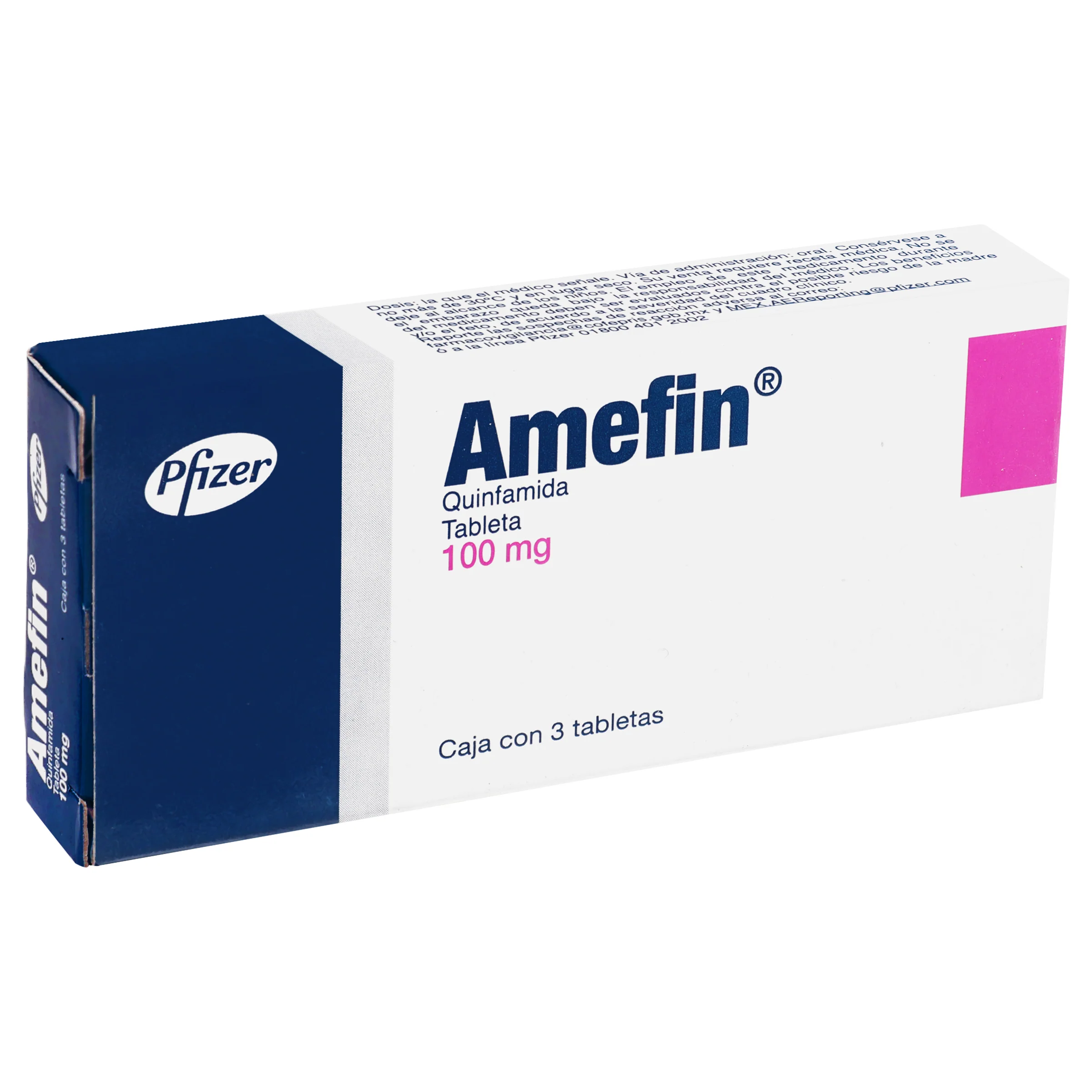 Amefin 100 Mg Con 3 Tabletas - Image 3