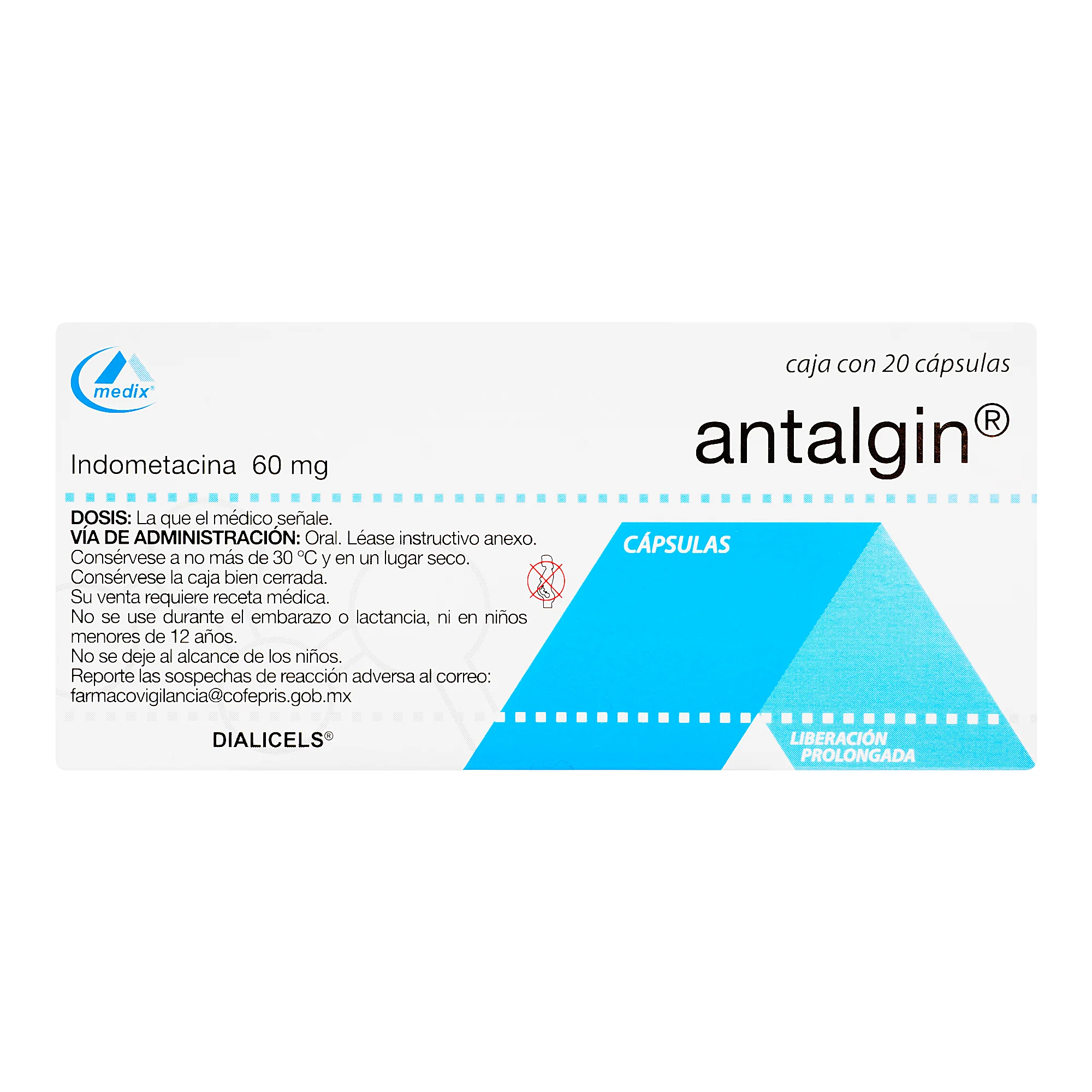 Antalgin 60 Mg Con 20 Capsulas - Image 5